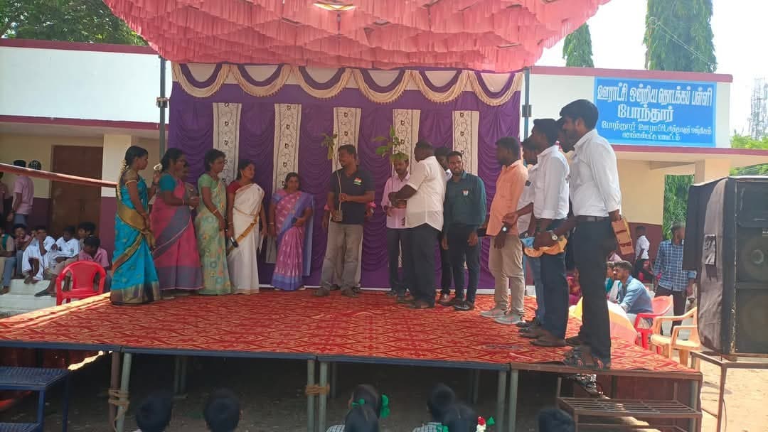 Republic Day: Prizes & Pens Distribution - Ponthur School